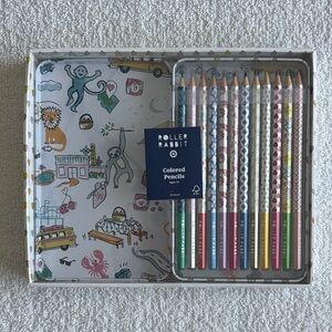 Roller Rabbit x Target Patterned Colored Pencils with Tin Box